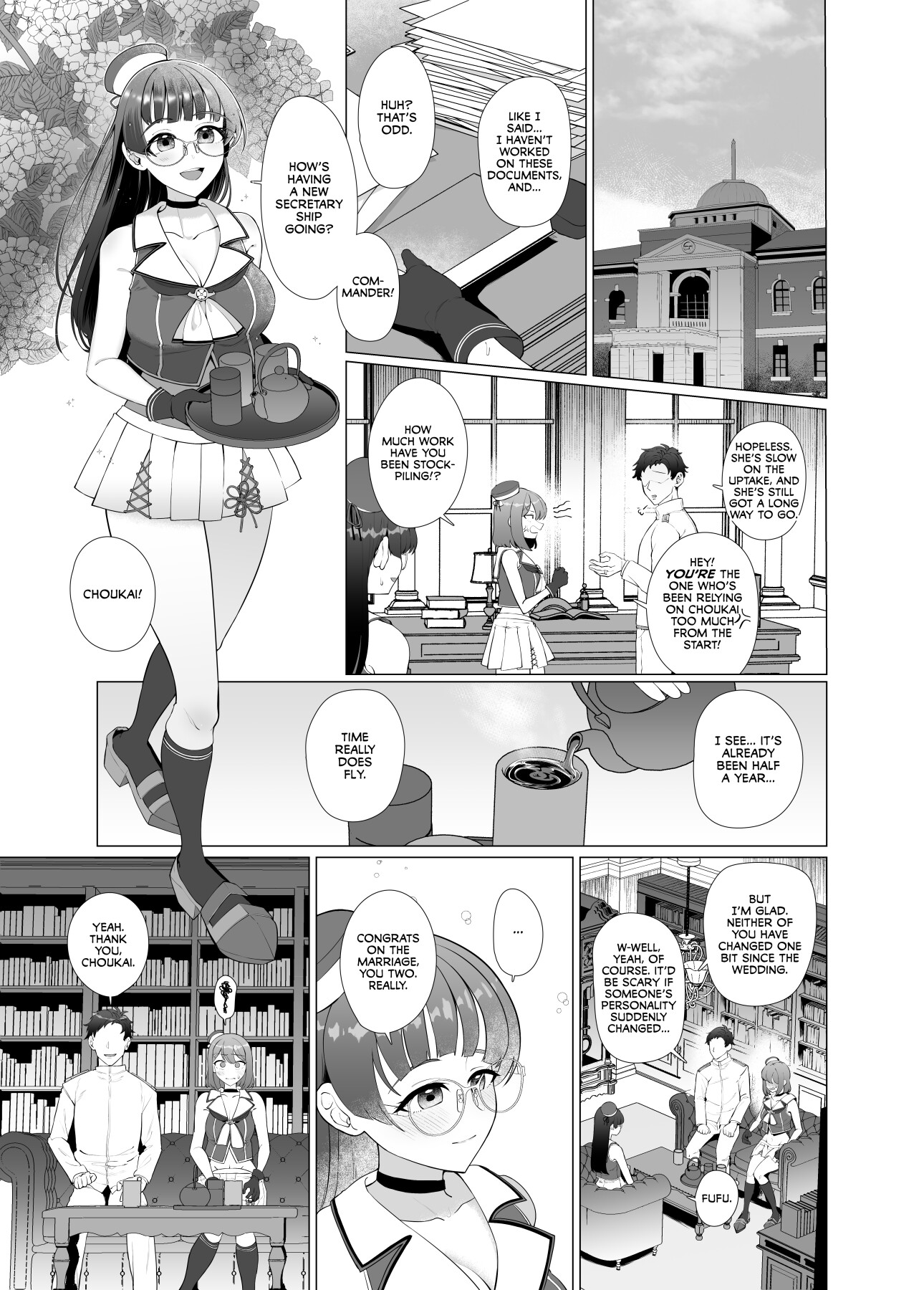 Hentai Manga Comic-The Day I Broke - The Story of Chokai's Secret Cheating with the Admiral Until She Gets Pregnant-Read-6